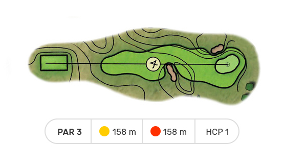 trou numero 4 golf de louvigny